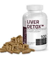 Load image into Gallery viewer, Bronson Liver Toxins Detox Refresh Supplement, 100 Capsules