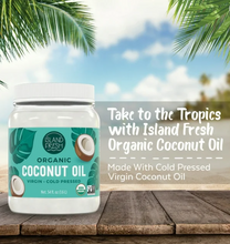 Load image into Gallery viewer, Island Fresh Organic Virgin Cold Pressed Coconut Oil, 54 fl. oz.