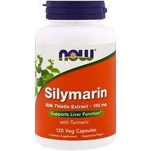 Load image into Gallery viewer, Now Foods, Silymarin, Milk Thistle Extract, 150 mg, 120 Veg Capsules