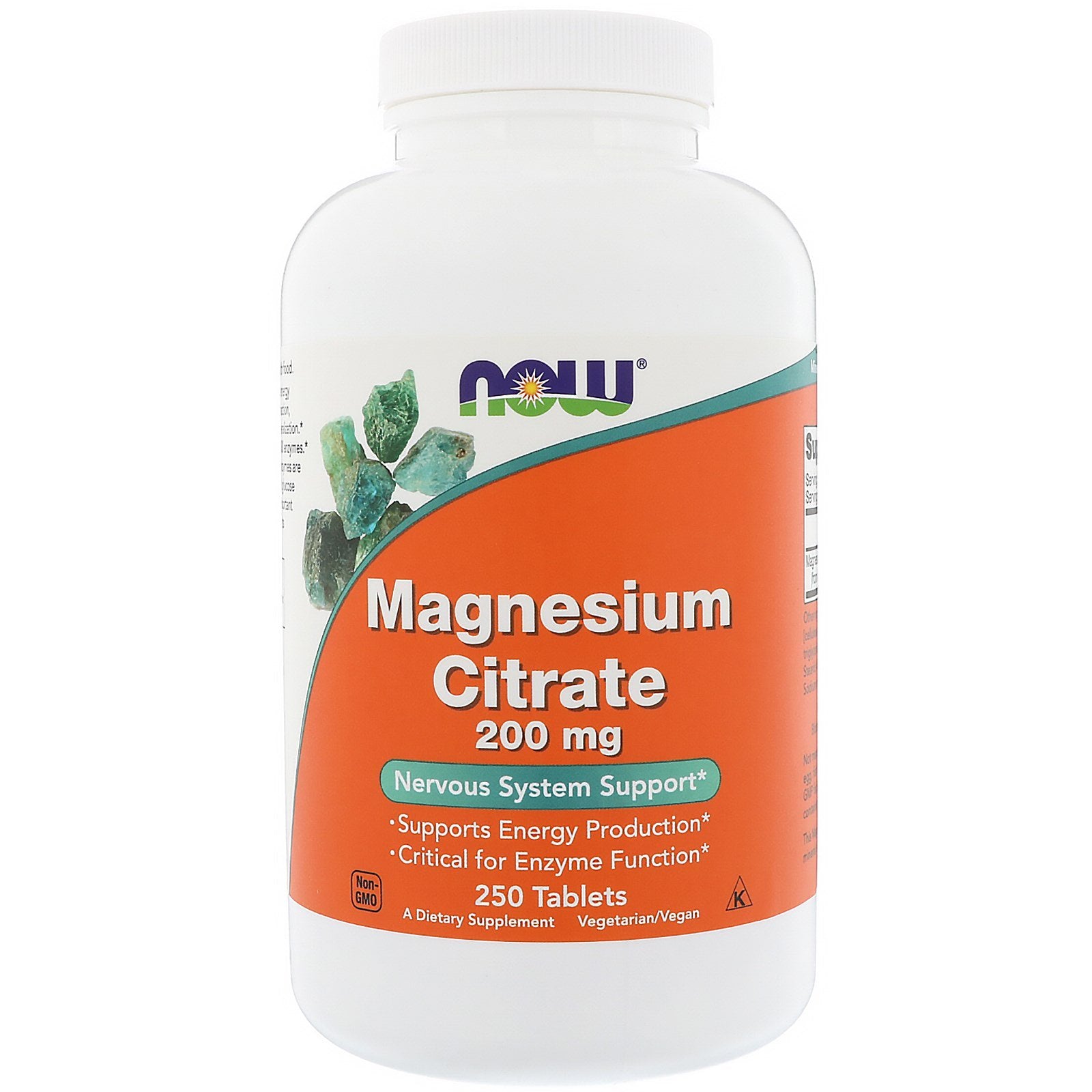 Now Foods, Magnesium Citrate, 200 mg, 250 Tablets