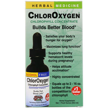 Load image into Gallery viewer, Herbs Etc., ChlorOxygen, Chlorophyll Concentrate, Alcohol Free, 1 fl oz (29.6 ml)
