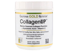 Load image into Gallery viewer, California Gold Nutrition, CollagenUP, Hydrolyzed Marine Collagen Peptides + Hyaluronic Acid + Vitamin C, Unflavored, 7.26 oz (206 g)