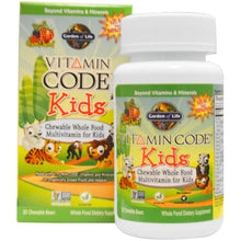 Load image into Gallery viewer, Garden of Life, Vitamin Code, Kids, Chewable Whole Food Multivitamin for Kids, Cherry Berry, 60 Chewable Bears