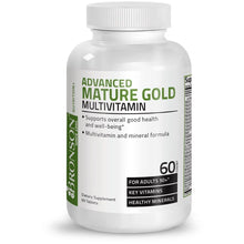 Load image into Gallery viewer, Advanced Mature Gold Once Daily Multivitamin for Adults Over 50 - 60 Tablets