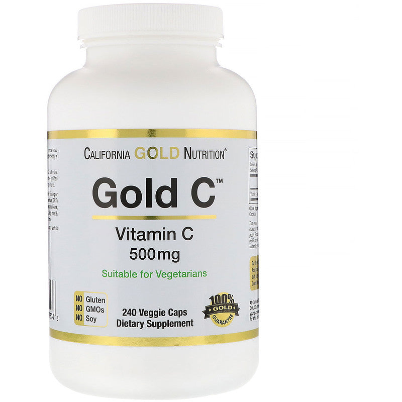 California Gold Nutrition, Gold C, Vitamin C, 1,000 mg, 60 Veggie Capsules