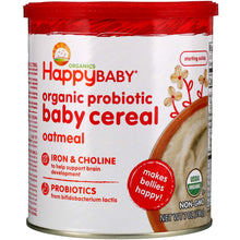 Load image into Gallery viewer, Happy Family Organics, Organic Probiotic Baby Cereal, Multi-Grain, 7 oz (198 g)