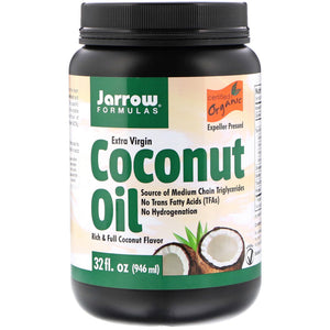 Jarrow Formulas, Organic Extra Virgin Coconut Oil, Expeller Pressed, 16 fl oz (473 g)