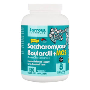Jarrow Formulas, Saccharomyces Boulardii + MOS, 5 Billion Veggie Caps