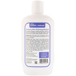 Mild By Nature, Thickening B-Complex + Biotin Shampoo by Madre Labs, No Sulfates, Citrus Squeeze, 14 fl oz (414 ml)