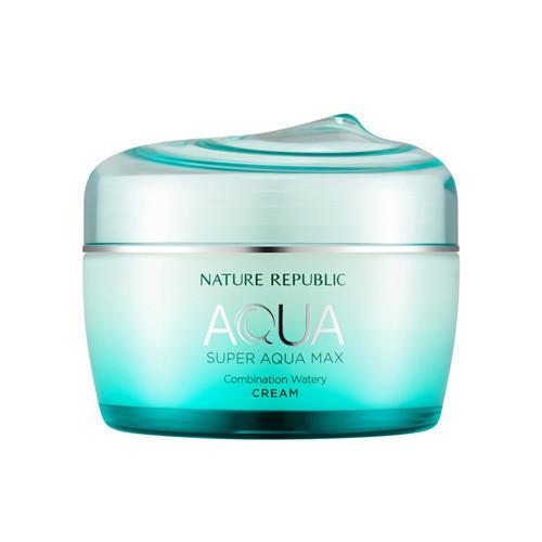 Nature Republic, Aqua, Super Aqua Max, Combination Watery Cream, 2.70 fl oz (80 ml)