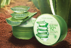 Nature Republic, Soothing & Moisture Aloe Vera 92% Soothing Gel, 10.56 fl oz (300 ml)