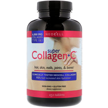 Load image into Gallery viewer, Neocell, Super Collagen+C, Type 1 &amp; 3, 6,000 mg, 360 Tablets