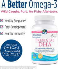 Load image into Gallery viewer, Nordic Naturals Prenatal DHA, Unflavored - 830 mg Omega-3 + 400 IU Vitamin D3 - 90 Soft Gels - Supports Brain Development in Babies During Pregnancy &amp; Lactation - Non-GMO - 45 Servings