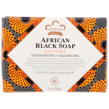 Load image into Gallery viewer, Nubian Heritage, African Black Bar Soap, 5 oz (142 g)
