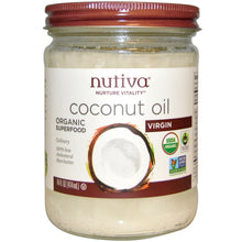 Load image into Gallery viewer, Nutiva, Organic Coconut Oil, Virgin, 15 fl oz (444 ml)