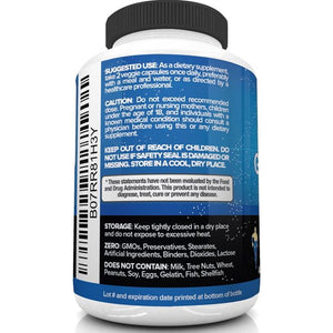 Nutrivein Liposomal Glutathione Setria 700mg 60 Capsules Master Liver Detox, Antioxidant for Optimal Cell Protection, Cardiovascular Health, Brain and Immune Pure Reduced Glutathione