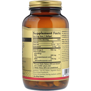 Solgar, Omega-3, EPA & DHA, Triple Strength, 950 mg