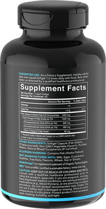 Sports Research Omega-3 Fish Oil from Wild Alaska Pollock (1250mg per Capsule) with Triglyceride EPA & DHA | Heart, Brain & Joint Support | IFOS 5 Star Certified, Non-GMO & Gluten Free (90 Softgels)
