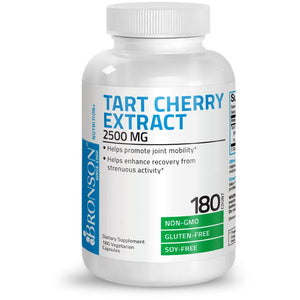 Tart Cherry Extract - 2,500 mg - 180 Vegetarian Capsules